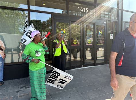 Hotel workers across Quebec hold surprise strike.
